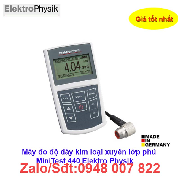 Máy đo độ dày kim loại xuyên lớp phủ MiniTest 440 ElektroPhysik